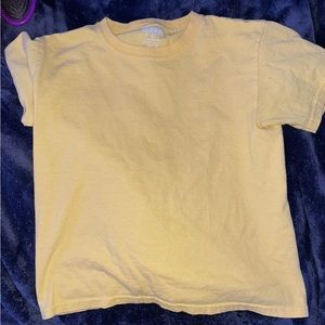 gildan yellow top